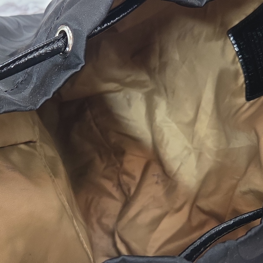 Coach Black Backpack With Logo Pattern - image 7